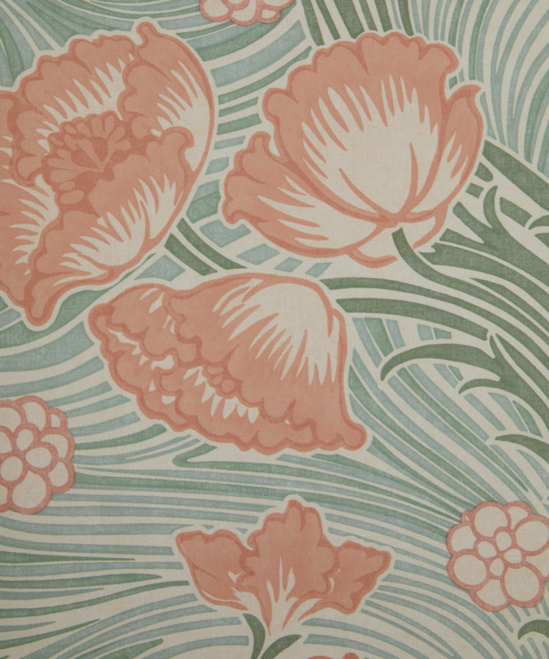 Hana Wallpaper in Lichen