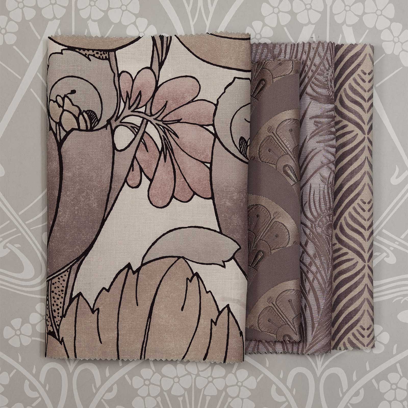 Liberty Interiors Fabrics - Art Nouveau Pewter Lifestyle Images