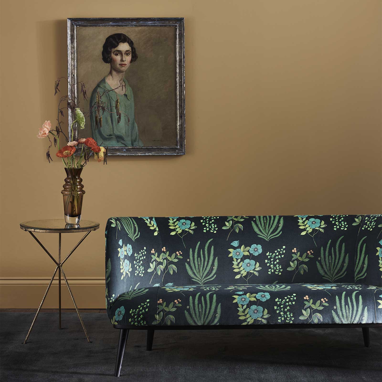 Liberty Interiors Wallpaper - Floribunda Jade Collection Lifestyle Images