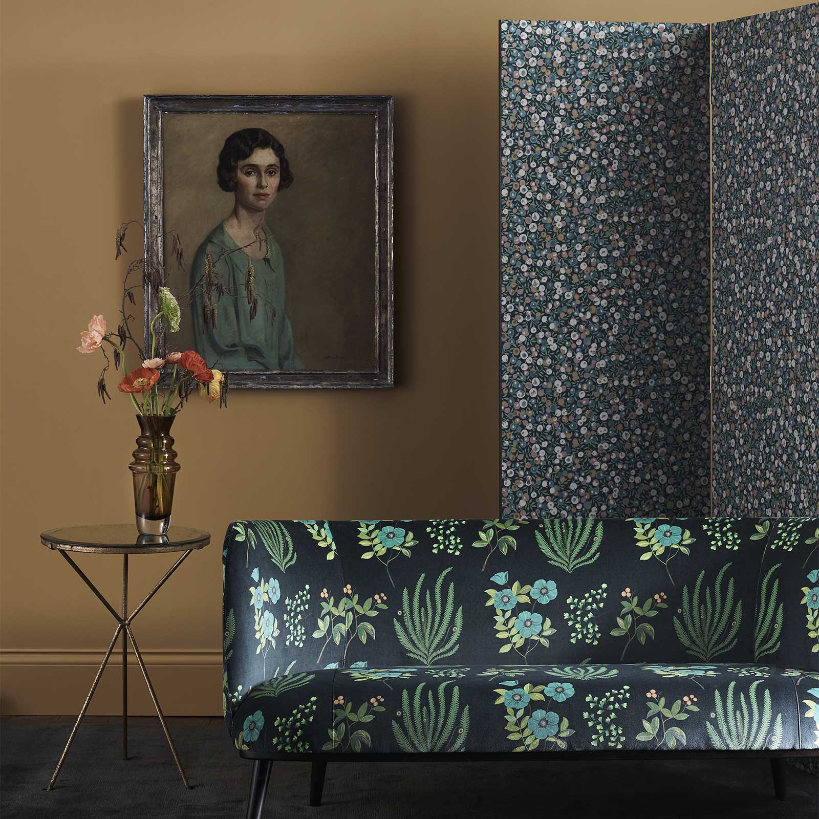 Liberty Interiors Fabrics - Floribunda Jade Lifestyle Images