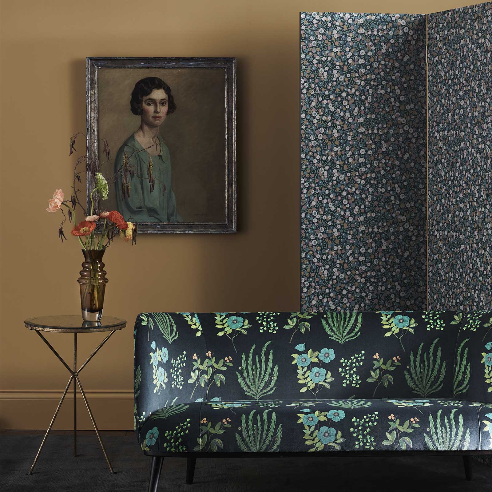 Liberty Interiors Fabrics - Floribunda Jade Lifestyle Images