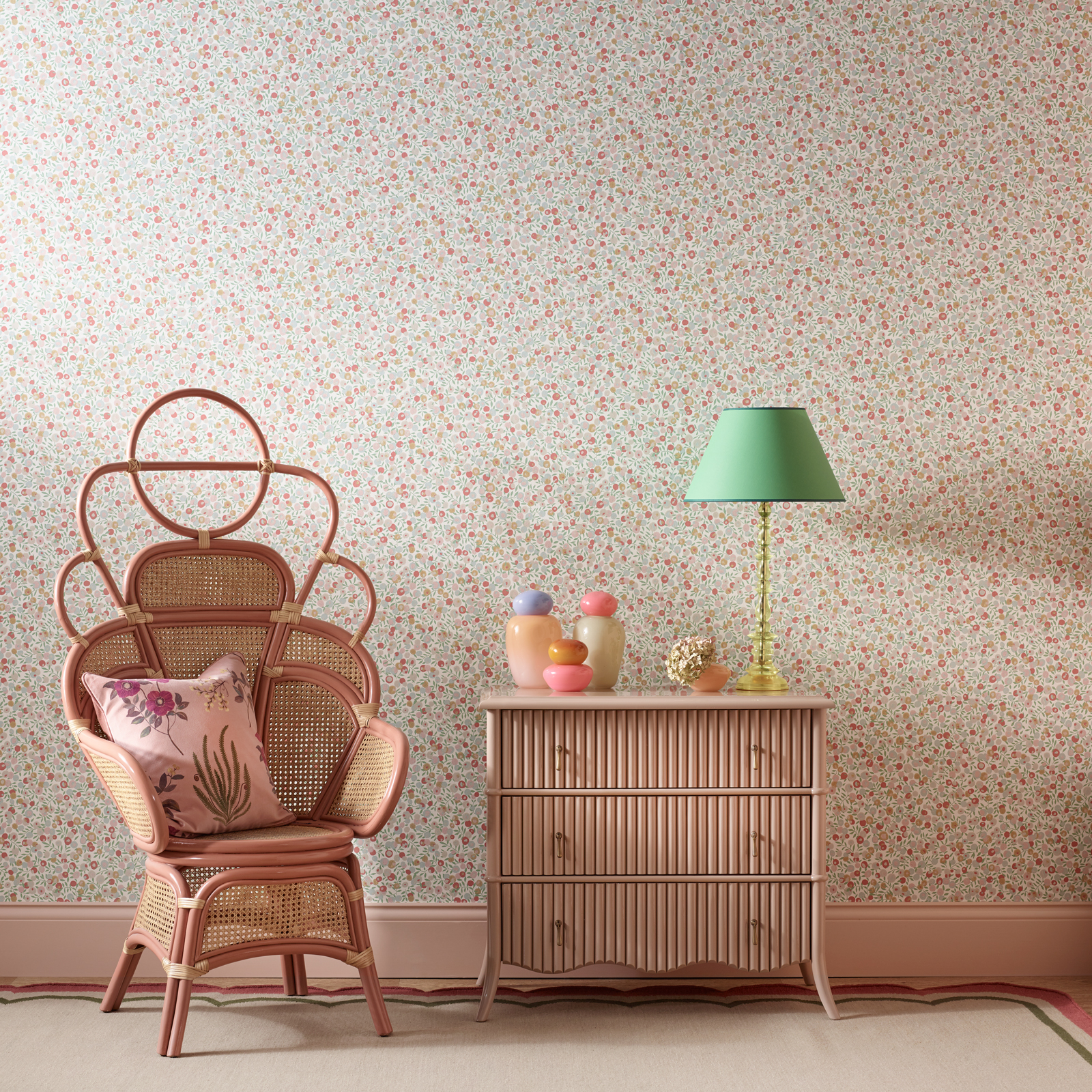 Liberty Interiors Wallpaper - Lichen Collection Lifestyle Images