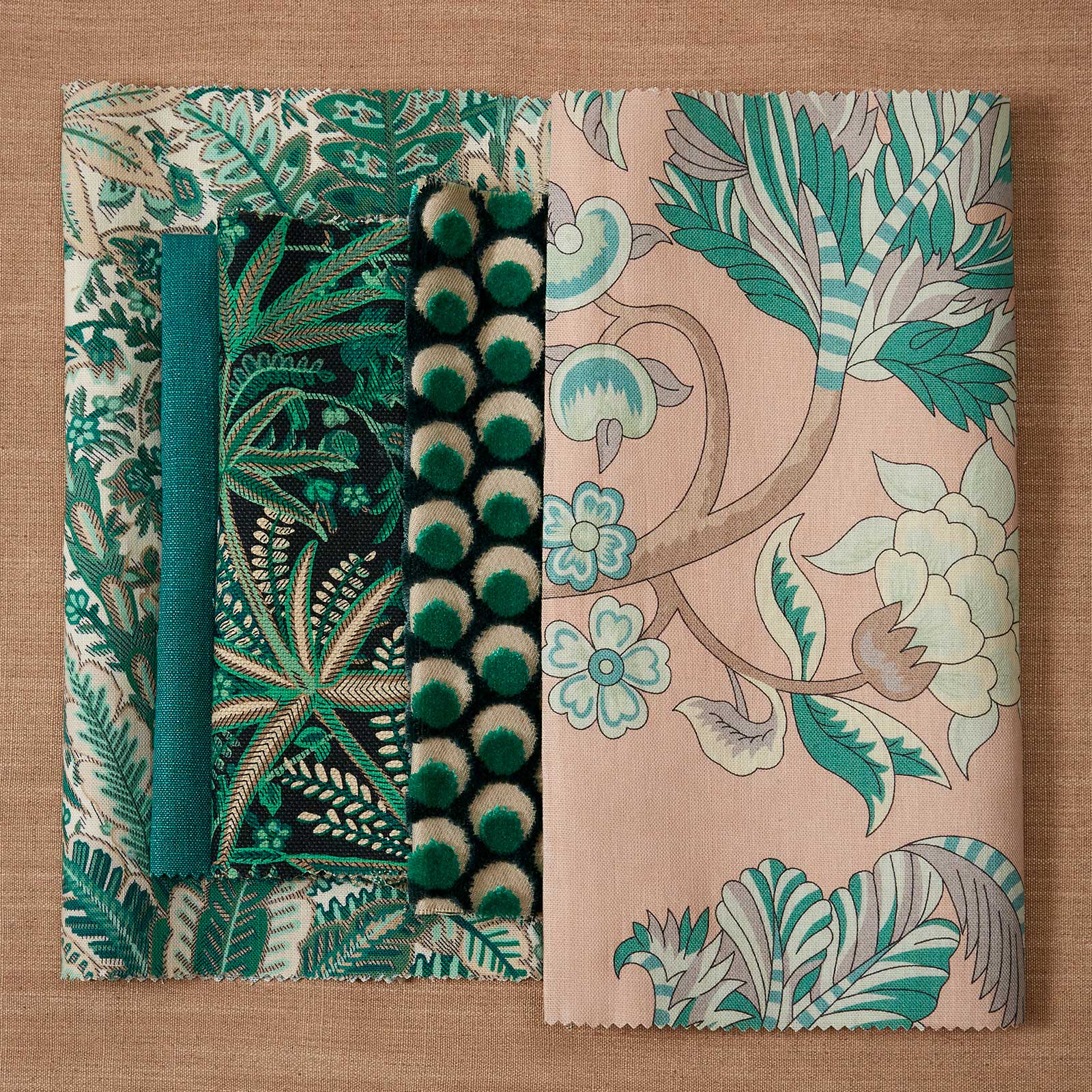 Liberty Interiors Fabrics - Tree of Life Jade Lifestyle Images
