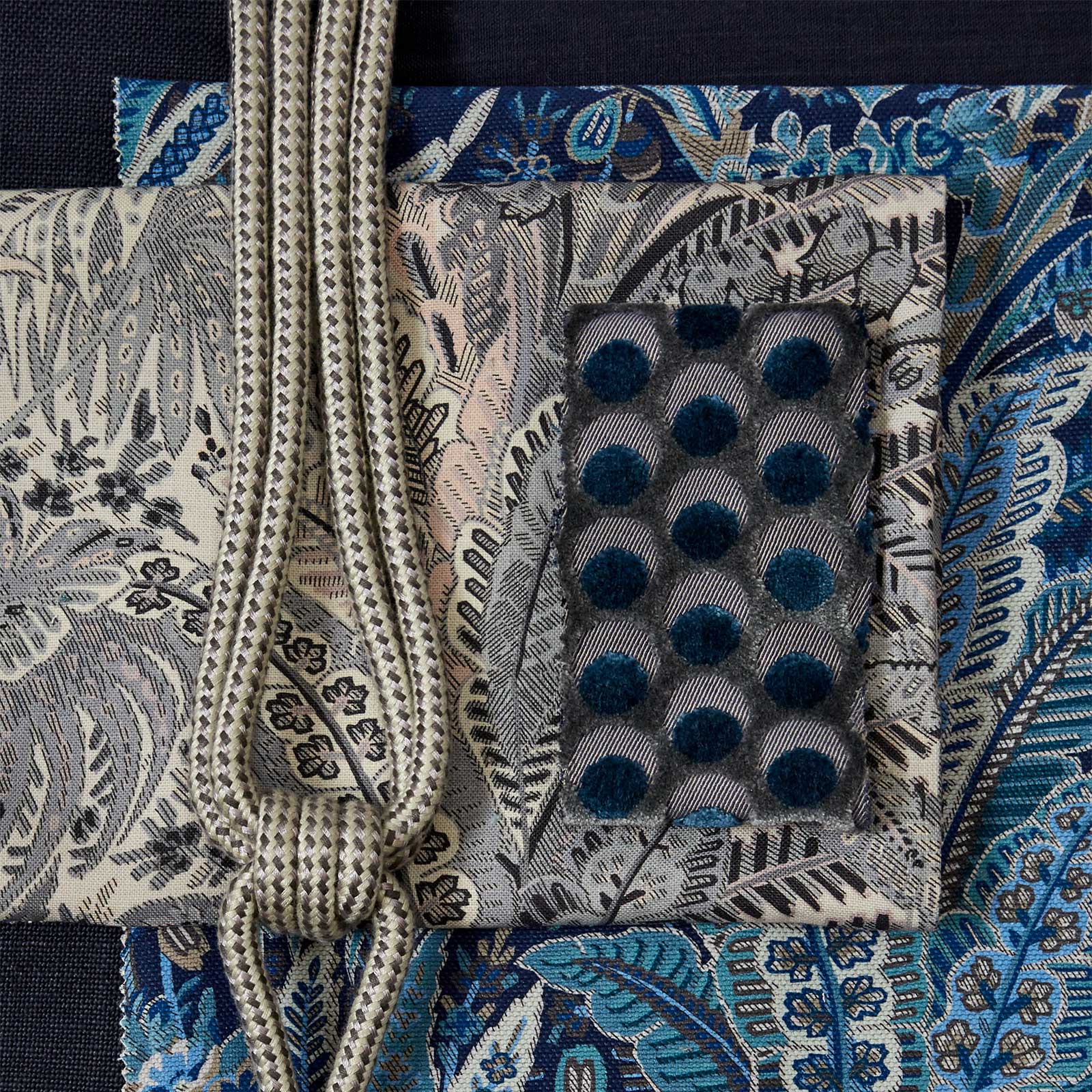 Liberty Interiors Fabric - Tree of Life Lapis Lifestyle Images