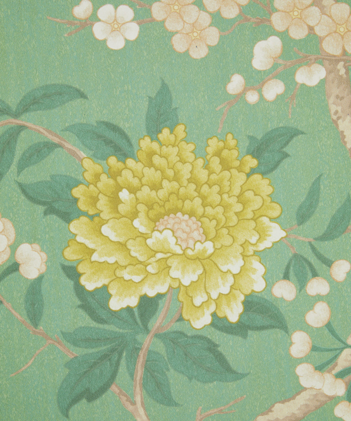 Porcelain Trail Wallpaper in Jade
