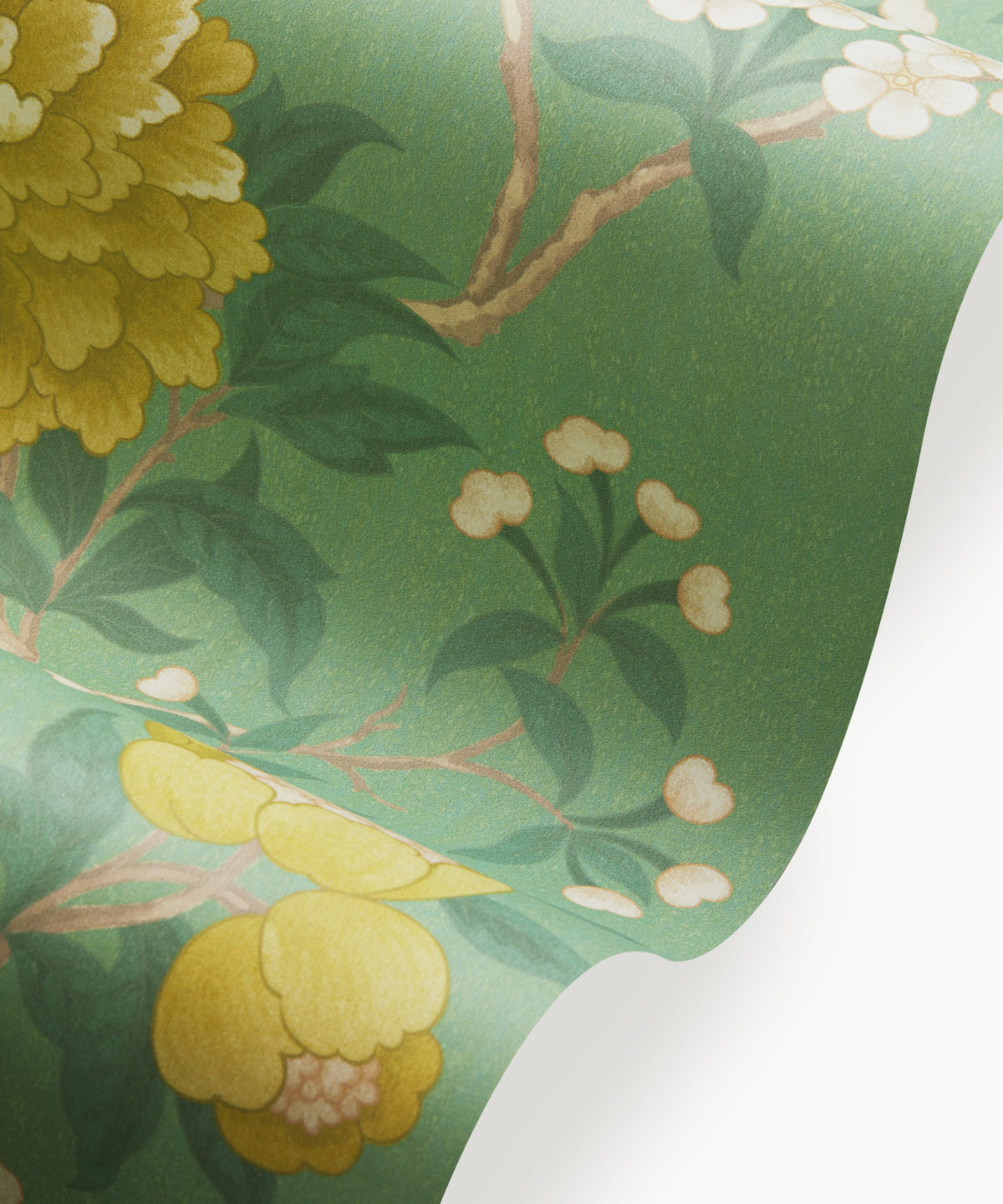 Porcelain Trail Wallpaper in Jade - Image 2