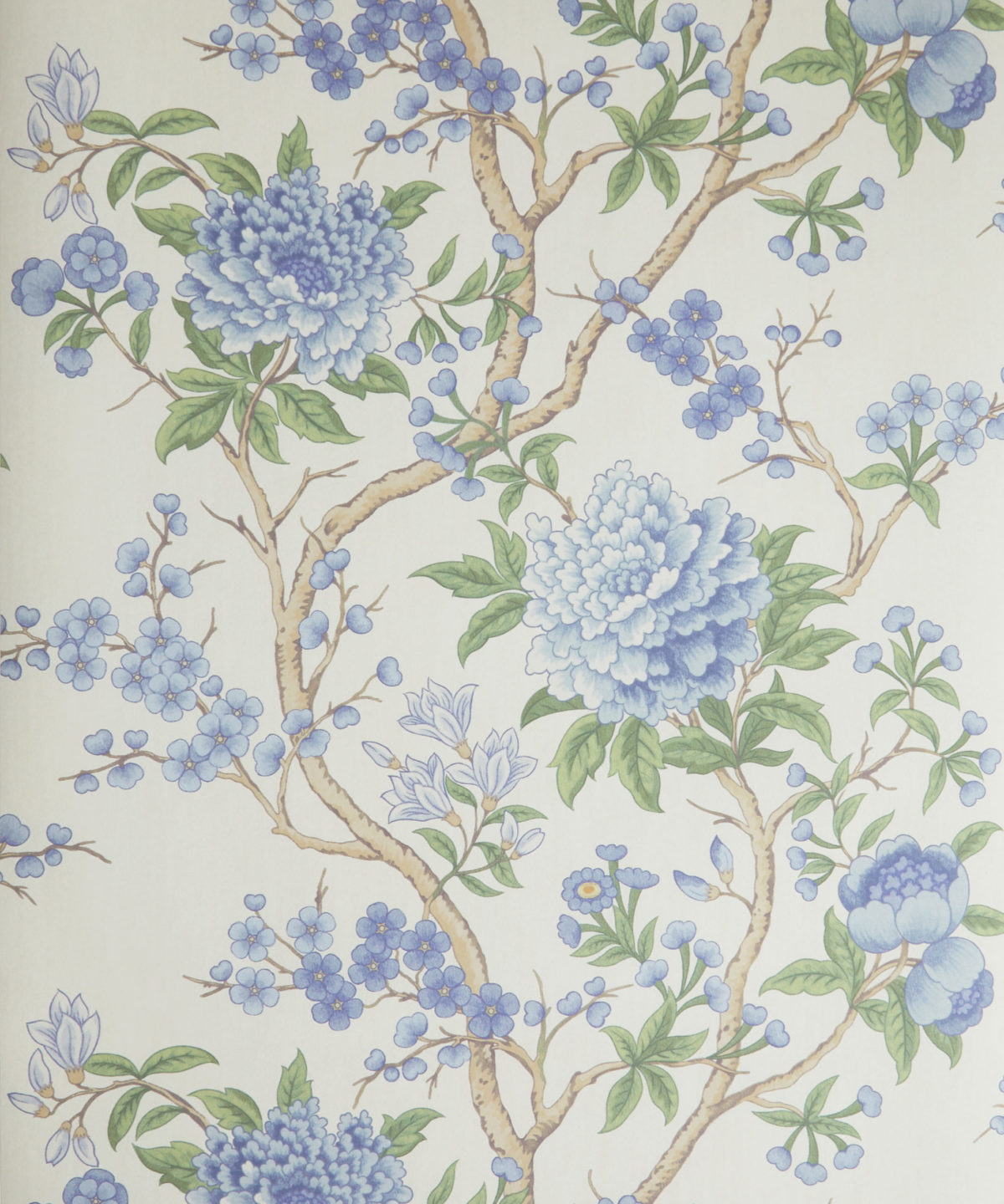 Porcelain Trail Wallpaper in Lapis - Image 4